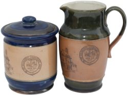 Railway Convalescent Homes pottery Royal Doulton x 2 to include: Railway Convalescent Homes Herne