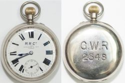 Rhymney Railway Pocket Watch, by the Spiridion & Son of Cardiff. A good quality English made watch