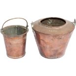 LNWR copper hide glue pot stamped LNWR MM LEWIS in the front and LEWIS on the top. An unusual item