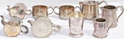 A selection of railway silverplate items to include: Pullman, GWR, LMS & BR(E). 9 items in total.
