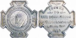CLIFTON ROCKS RAILWAY opening day commemorative medal, The Clifton Rocks railway commenced 1891
