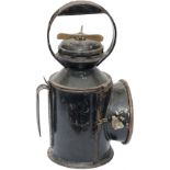 Western Australian Government Railways Appletons Patent 3 aspect handlamp, brass plated on the