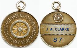 The Railway Executive British Railway Gold free pass issued to J.A. CLARKE. Mr J. A. Clarke, was the