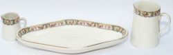 LNER Kesick Ware china assortment consisting of: a diamond shaped dish 10in long dated 1935, a