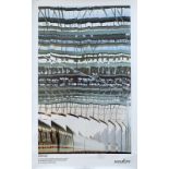 Poster BR Intercity EDINBURGH by Brendan Neiland. Double Royal 25in x 40in. Produced for the Inter