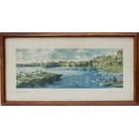 Carriage print BRIDLINGTON YORKSHIRE by F. Donald Blake from the LNER post war series. Framed and