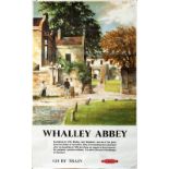 Poster BR WHALLEY ABBEY by Greene circa 1959. Double Royal 25in x 40in. In good rolled condition,