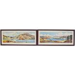 Carriage prints x 2 both from the BR Scottish Region series 1956, LOCH MORAR, INVERNESS-SHIRE by