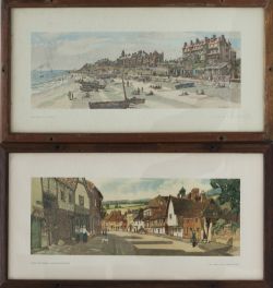 A pair of carriage prints: SOUTHWOLD SUFFOLK by F.W.Baldwin and WEST WYCOMBE BUCKINGHAMSHIRE by