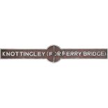 LMS Hawkseye KNOTTINGLEY (FOR FERRY BRIDGE) from the former Lancashire & Yorkshire and Great