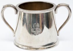 GWR Hotels silverplate sugar bowl, Great Western Railway Hotels twin shield COA clearly visible on