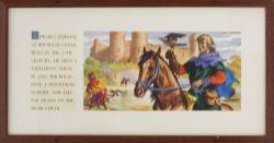 Carriage Print EDWARD I HAWKING AT RHUDDLAN CASTLE by A R Whitear from the LMR Historical series