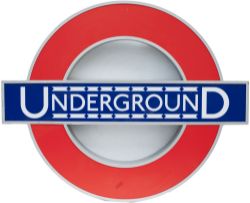 London Transport Heritage Design LED illuminated roundel sign. These were fitted to the stations