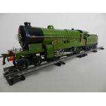 A Hornby O Gauge electric locomotive the 'Flying Scotsman' with shadowed gold number to cab and