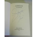 A signed edition of 'Liberace: An Autobiography'