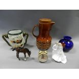 Collectable ceramics and works of art to include two Royal Worcester figures from the Golden