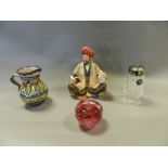 Decorative ceramics to include a Royal Doulton figure Omar Khayyam HN2247,