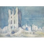 Emily Murray Paterson RSW (1855-1934) Ypres Cloth Hall, watercolour, 27 x 37.