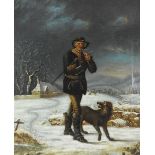 After Thomas Barker (1769-1847) The woodman and his dog, oil on canvas,