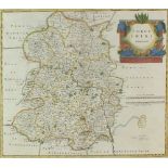 Morden (Robert) Map of Shropshire, 1722, engraving, unframed, 39.