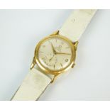 A Gentleman's 18ct gold Omega Automatic Chronometer wristwatch,