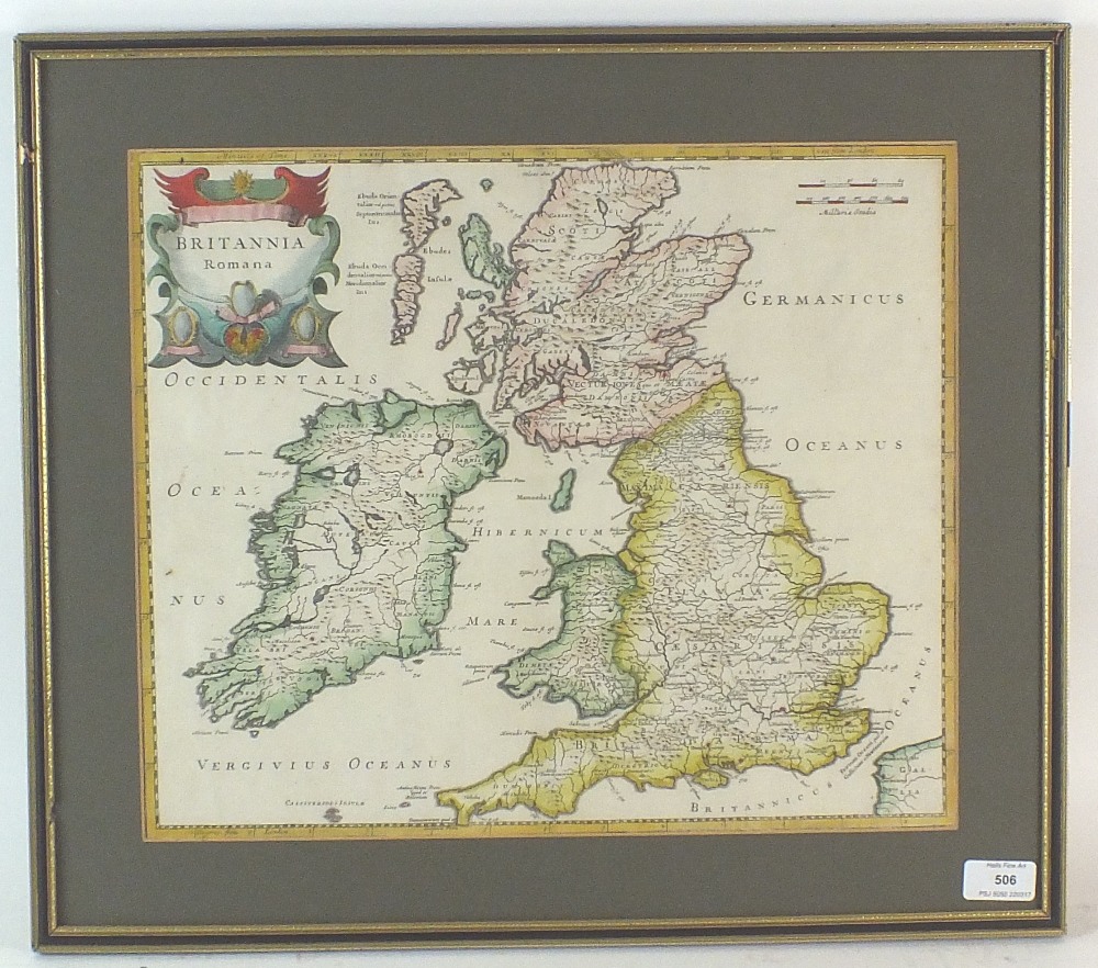 Morden (Robert) Britannia Romana for Camden's Britannia 1695, engraving, 36 42. - Image 2 of 2