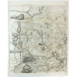 Rocque (John) Map of Salop, printed in 4 sheets, 1752,