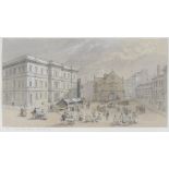 Philip Vandyck Browne (1801-1868) Town and market hall, Shrewsbury,