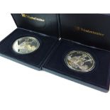 Two Britannia 5oz proof coins to commemorate the 500th anniversary of the Accession of Henry VIII