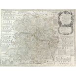 Bowen (Emmanuel) An accurate map of Shropshire divided into hundreds, circa 1765,