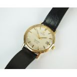 A Gentleman's 9ct gold Omega Automatic Seamaster De Ville- Geneve wristwatch,