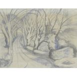 John Nash RA (1893-19770 Cornish Trees, signed lower left and inscribed with title,
