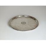 A George III silver waiter, John Green, Roberts, Mosley & Co, Sheffield 1802,