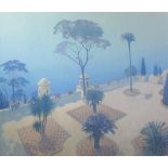 Derek Mynott (1925-1994) Garden at Ravello, signed lower right, oil on canvas,