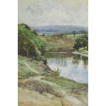 Samuel John Lamorna Birch (1869-1955) A pair of river views, both signed and dated 1902,