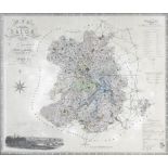 Greenwood and Co Map of the County of Salop from an actual survey made in the years 1826 and 1827,