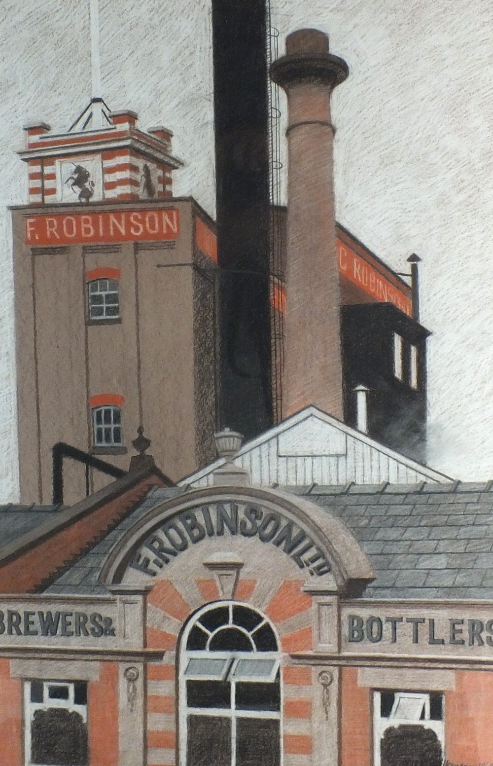 Nick Wilkinson (British school, 20th century) F Robinson Ltd, Brewers and Bottlers,