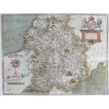 Saxton (Christopher) Salopiae Comitatus, One of thirty five maps of An Atlas of England and Wales,