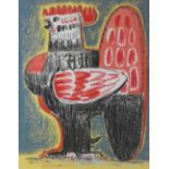 After Salvatore Fiume (1915-1997) Cockerell, signed in pencil and numbered 233/500, screenprint,