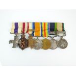 An impressive Great War Military Cross and Life saving Albert medal group of seven,