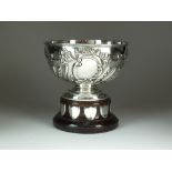 An Edwardian silver pedestal rose bowl, William Hutton & Sons Ltd, London 1905,
