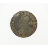 A Elizabeth I (1558-1603) milled coinage, silver sixpence, dated 1562, small rose mm Star,