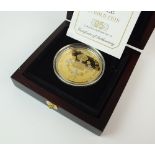 The Guernsey 2011 £5 gold coin, 400th anniversary of the King James Bible,