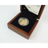 An Elizabeth II proof sovereign, dated 2012,