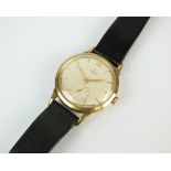 A Gentleman's 9ct gold Omega Automatic wristwatch,