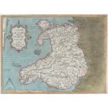 Llwyd (Humphrey) Map of Wales, 1574, text on reverse, engraving, 37.