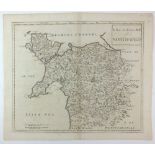 Morden (Robert) A New and Correct map of North Wales, engraving, unframed,
