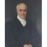 English School, 19th century Portrait of an elderly gentleman,