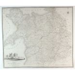 Evans (John), engraved by Robert Baugh Map of North Wales, 1797,