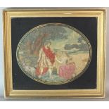 A collection of three 19th and early 20th century framed tapestries and samplers (3)